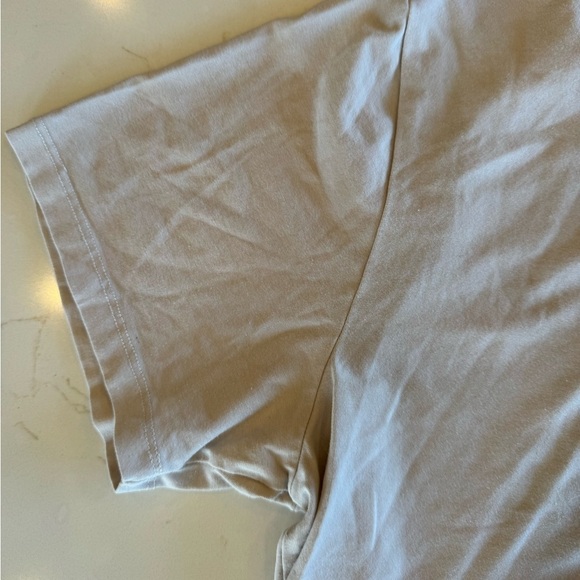 Men's CUTS Relaxed Short Sleeve Off-White Crew Neck Tee / Xlarge - Picture 6 of 8